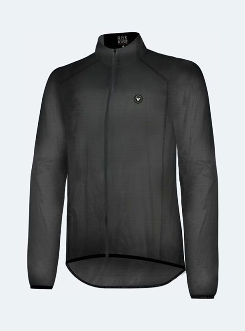 Chaqueta ciclismo cortavientos Alsace negro