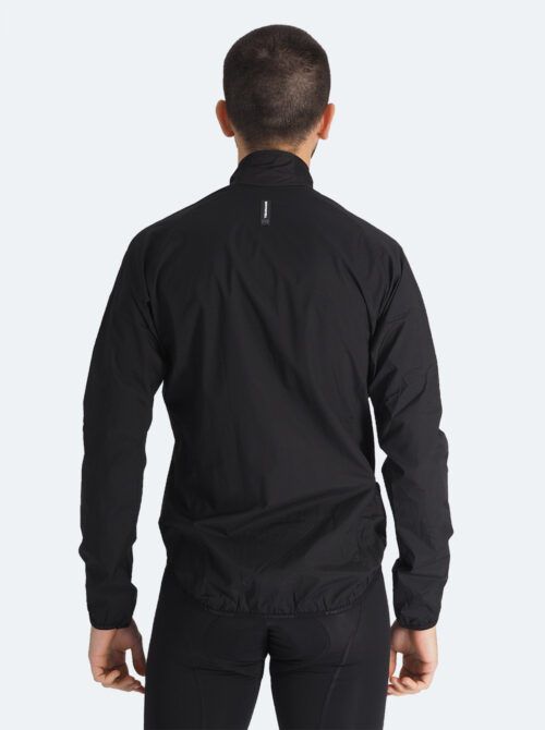 Chaqueta ciclismo cortavientos Alsace negro - Imagen 6