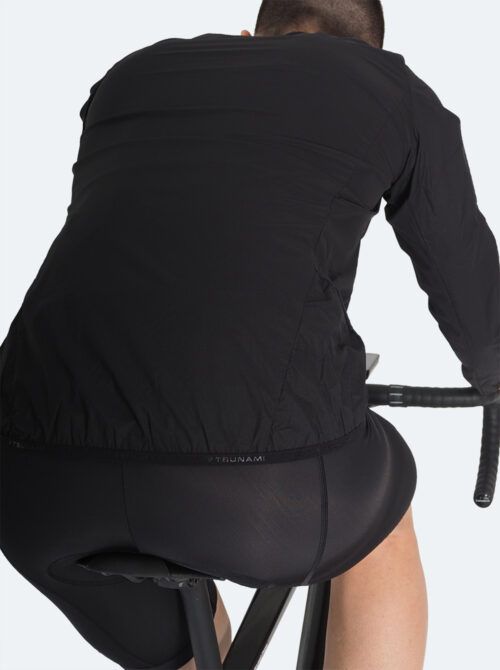 Chaqueta ciclismo cortavientos Alsace negro - Imagen 5