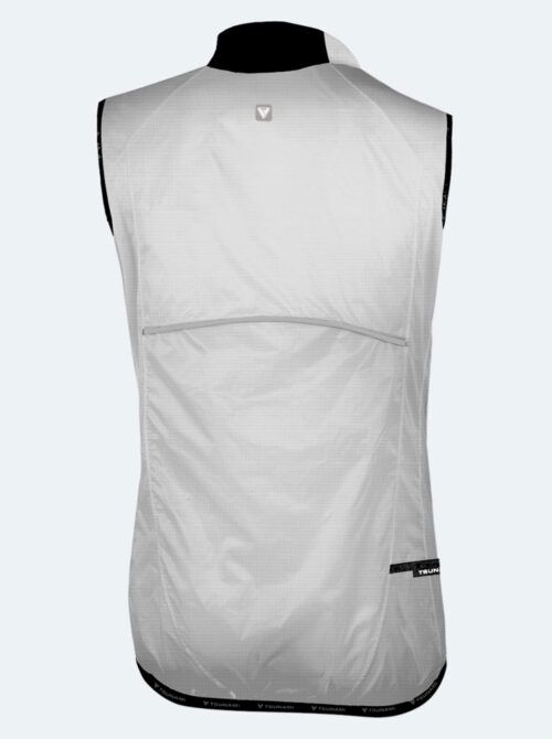 Chaleco ciclismo hombre Angello blanco - Imagen 8