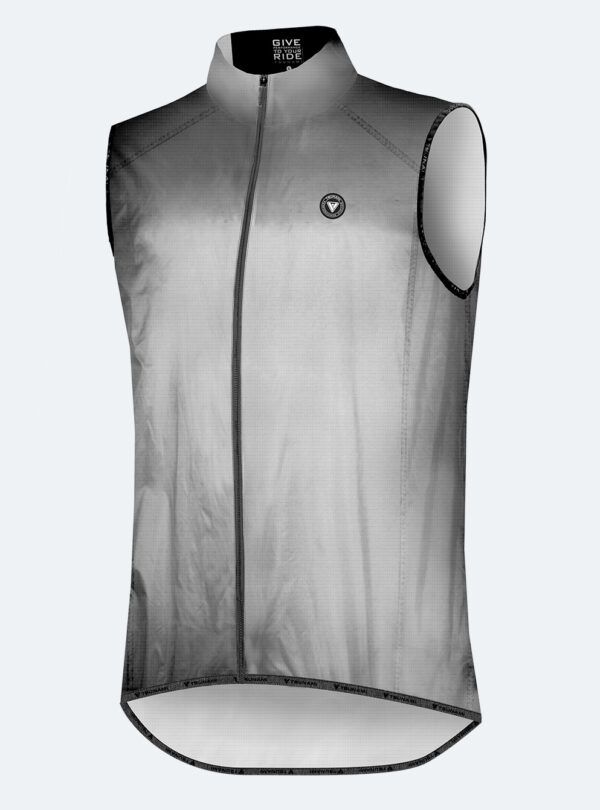 Chaleco ciclismo hombre Angello gris