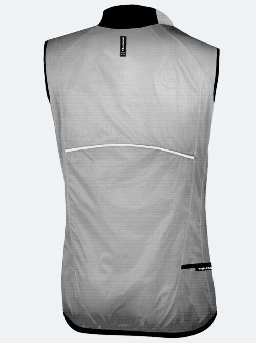 Chaleco ciclismo hombre Angello gris - Imagen 6
