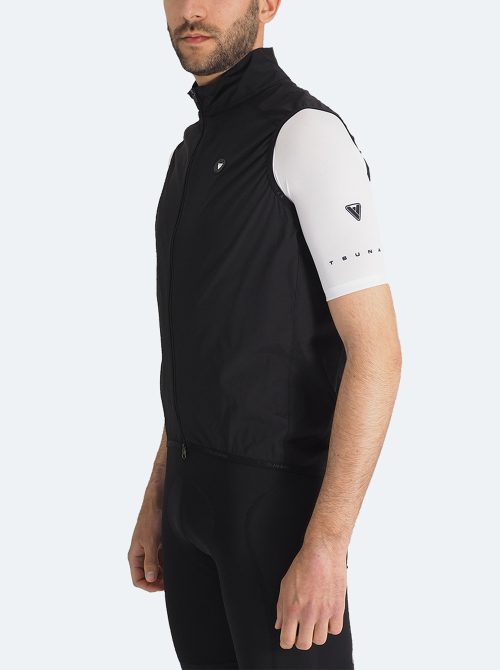 Chaleco ciclismo hombre Angello negro - Imagen 3