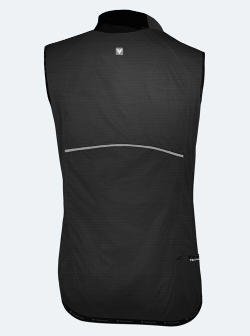 Chaleco ciclismo hombre Angello negro - Imagen 8