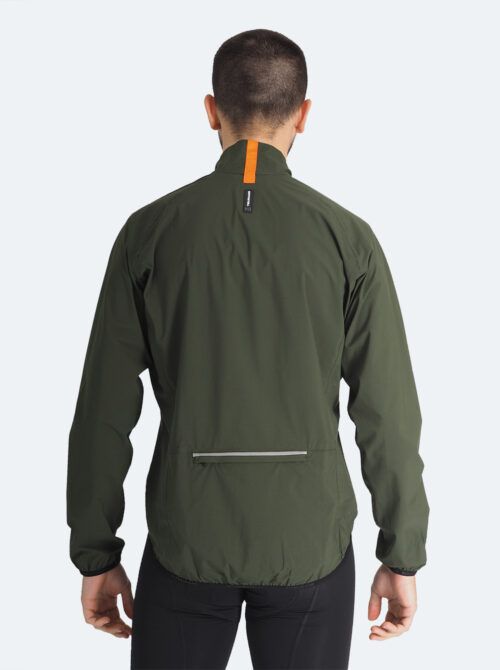 Chaqueta impermeable ciclismo hombre Pandera verde - Imagen 6