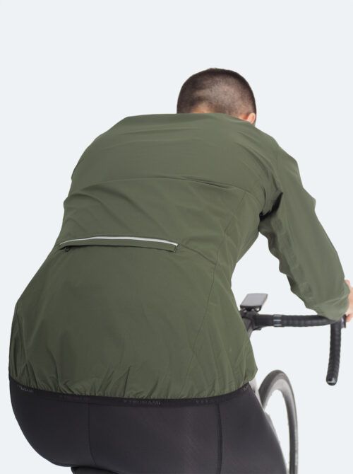 Chaqueta impermeable ciclismo hombre Pandera verde - Imagen 5