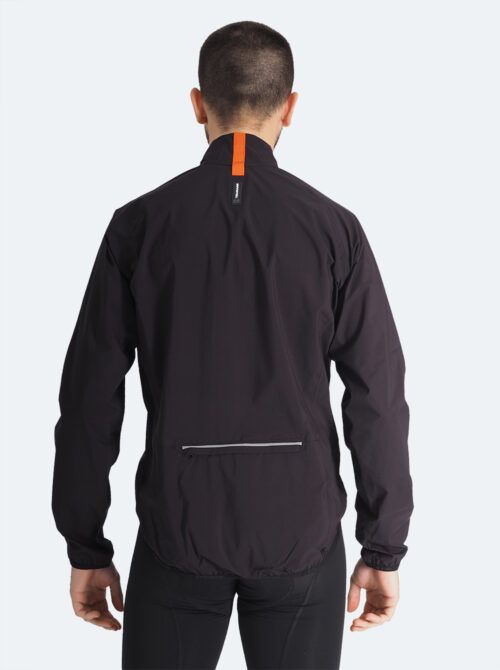 Chaqueta impermeable ciclismo hombre Pandera negra - Imagen 6