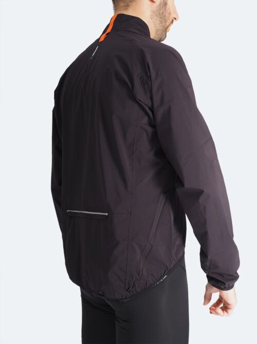 Chaqueta impermeable ciclismo hombre Pandera negra - Imagen 7