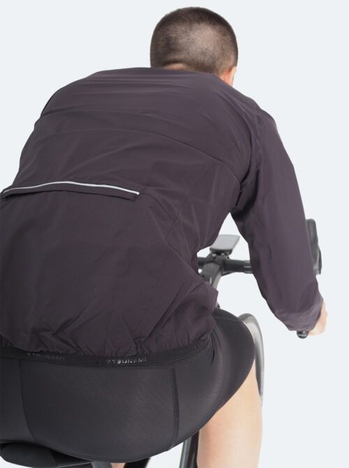Chaqueta impermeable ciclismo hombre Pandera negra - Imagen 5