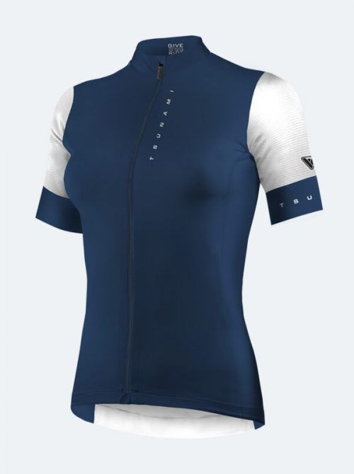 Maillot ciclismo mujer Télégraphe azul