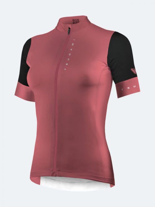 Maillot ciclismo mujer Télégraphe salmón