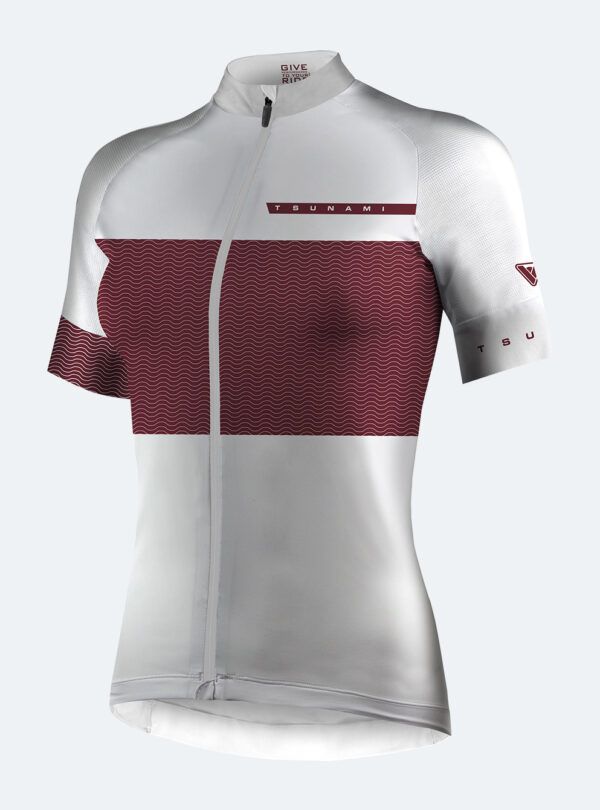 Maillot ciclismo mujer La Madeleine blanco