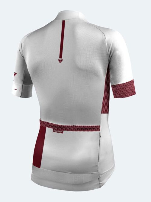 Maillot ciclismo mujer La Madeleine blanco - Imagen 4