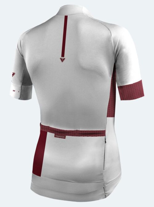 Maillot ciclismo mujer La Madeleine blanco - Imagen 5