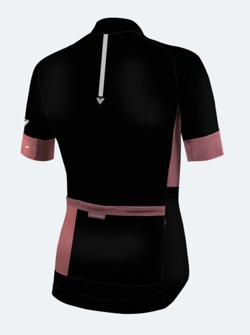 Maillot ciclismo mujer La Madeleine negro - Imagen 4