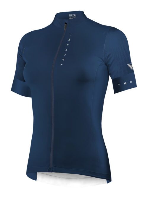 Maillot ciclismo mujer Monte Grappa azul - Imagen 3