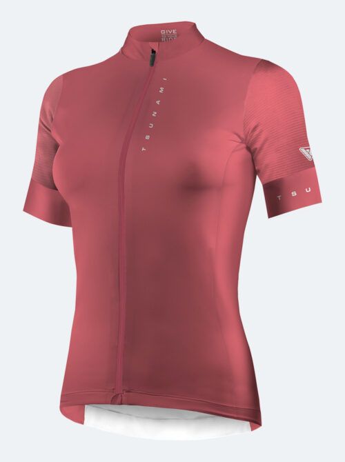 Maillot ciclismo mujer Monte Grappa salmón