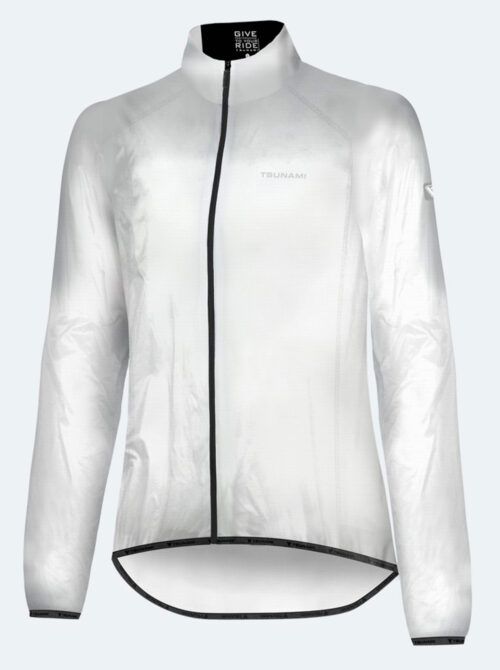 Chaqueta ciclismo mujer Giau blanca - Imagen 6