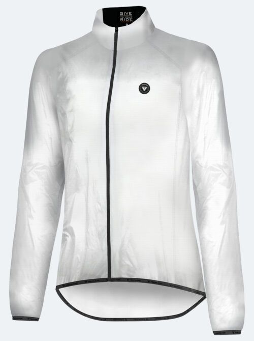 Chaqueta ciclismo mujer Giau blanca