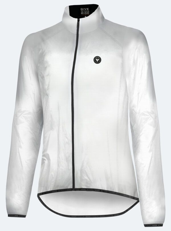 Chaqueta ciclismo mujer Giau blanca