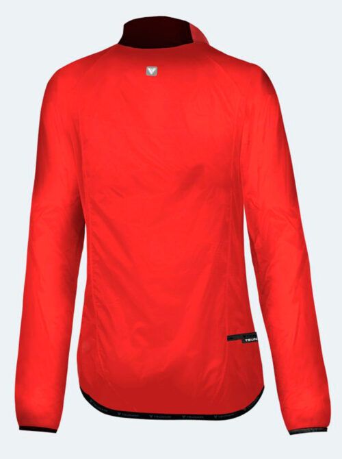 Chaqueta ciclismo mujer Giau roja - Imagen 4