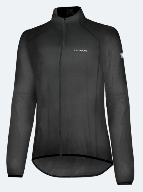 Chaqueta ciclismo mujer Giau negra - Imagen 3