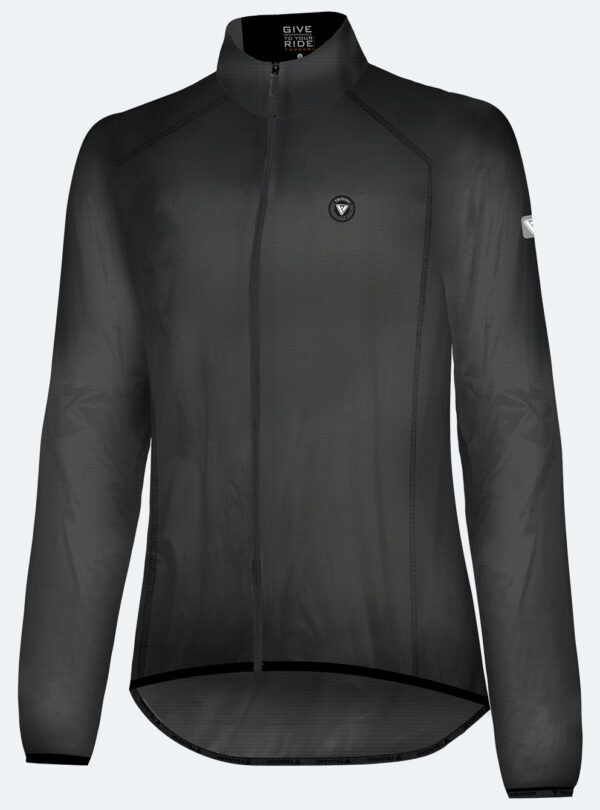 Chaqueta ciclismo mujer Giau negra