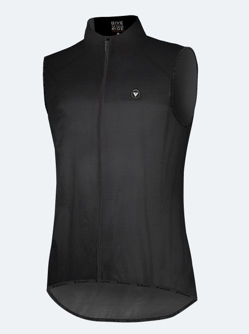 Chaleco ciclismo mujer Aspin negro
