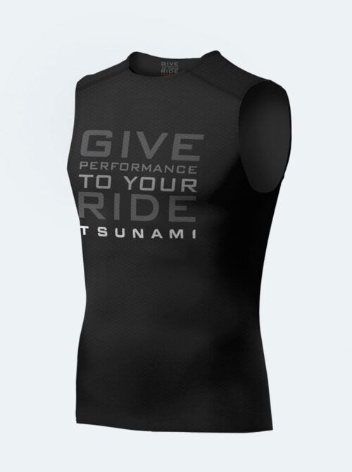 Camiseta interior ciclismo hombre Lavadero negra