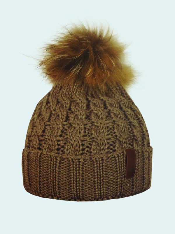 Gorro lana martina beige