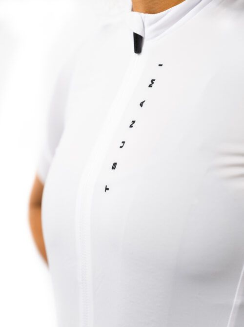 Maillot ciclismo mujer Monte Grappa blanco - Imagen 6