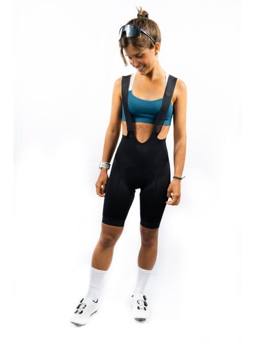 Culotte ciclismo mujer Alp d'Huez negro - Imagen 4