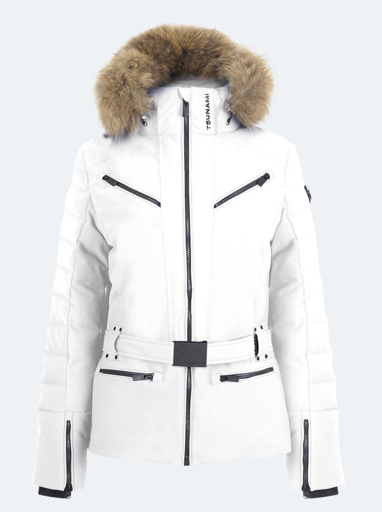 chaqueta esqui mujer Majestic blanca de Tsunami 41210-4020-001-02
