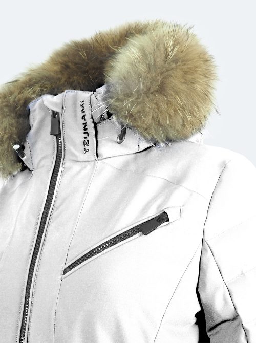 Chaqueta esquí mujer Majestic blanco - Imagen 4