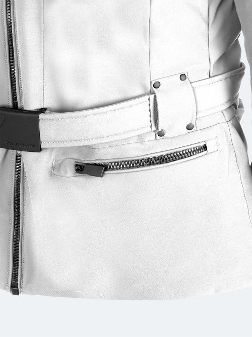 Chaqueta esquí mujer Majestic blanco - Imagen 5