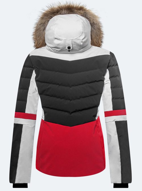 Chaqueta esquí mujer Olympic rojo - Imagen 3
