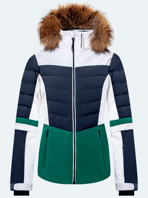 Chaqueta esquí mujer Olympic verde
