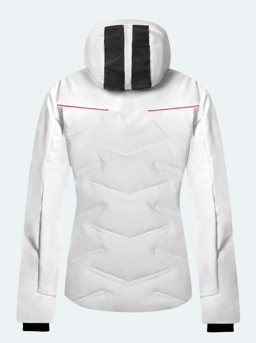 Chaqueta esquí mujer Vermont blanco - Imagen 3