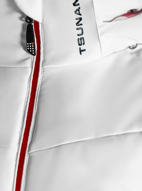 Chaqueta esquí mujer Vermont blanco - Imagen 4