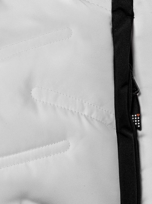 Chaqueta esquí mujer Vermont blanco - Imagen 5