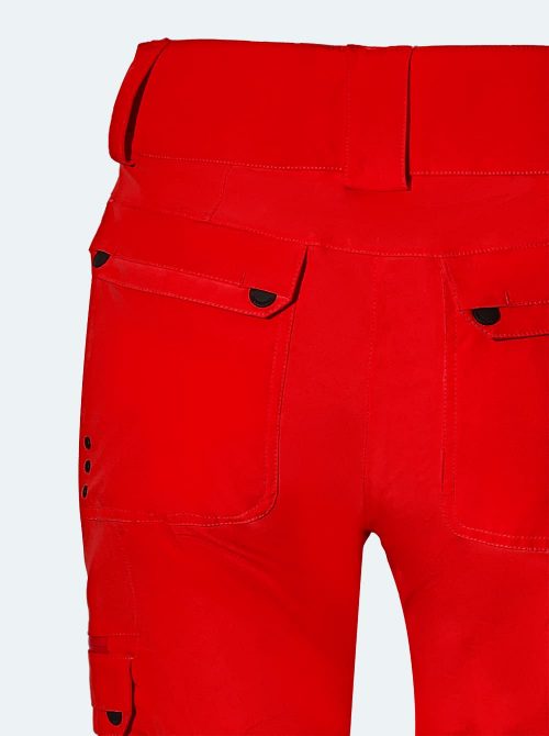 Pantalón esquí mujer Cargo rojo - Imagen 5