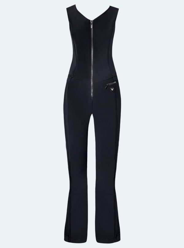 Mono esquí sin mangas mujer Sportive negro