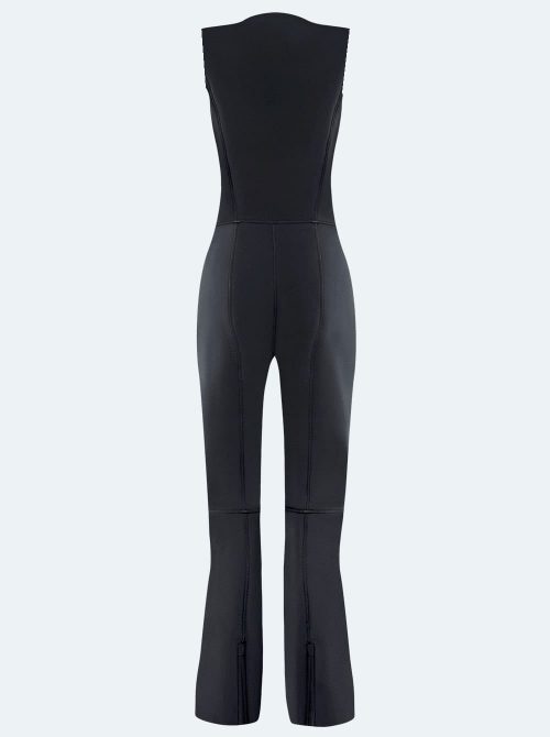 Mono esquí sin mangas mujer Sportive negro - Imagen 3