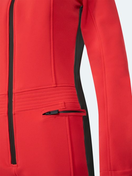Mono esquí mujer Elegant II rojo-negro - Imagen 5