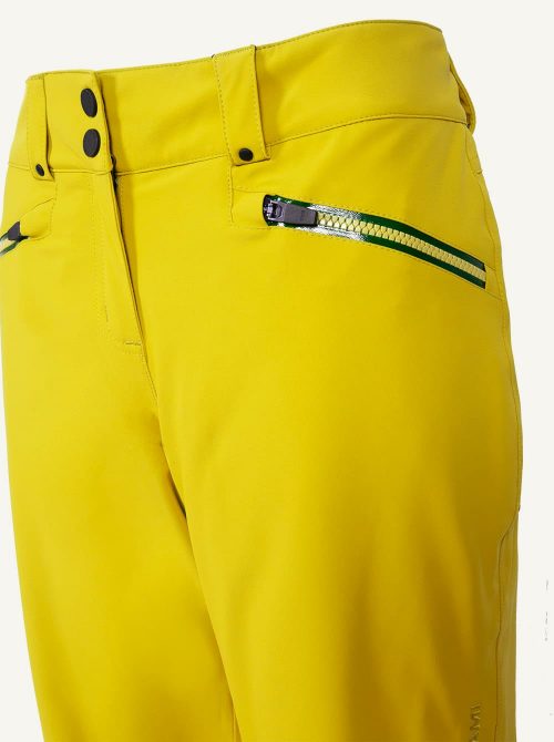 Pantalón esquí mujer Power DX amarillo - Imagen 4