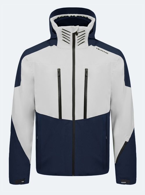 Chaqueta esquí hombre Predator DX marino-blanco