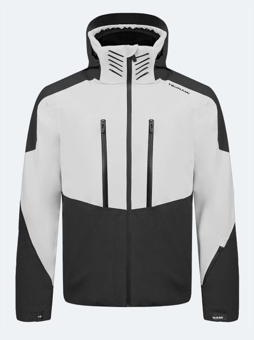 Chaqueta esquí hombre Predator negro-blanco