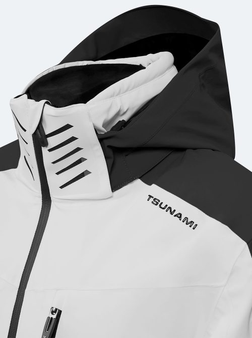 Chaqueta esquí hombre Predator negro-blanco - Imagen 4
