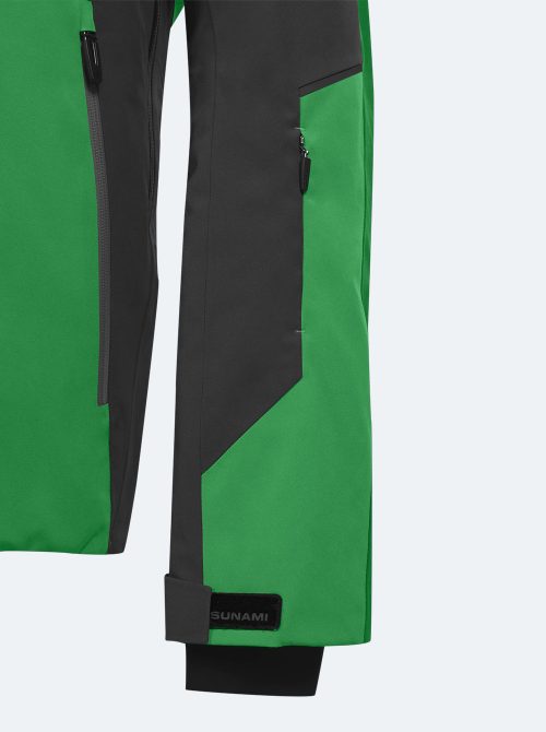 Chaqueta esquí hombre Olympic verde-negro - Imagen 4