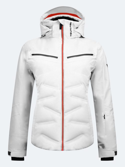 Chaqueta esquí mujer Vermont blanca